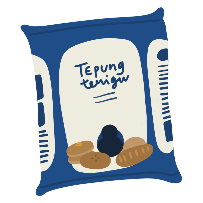 Tepung Segitiga Biru